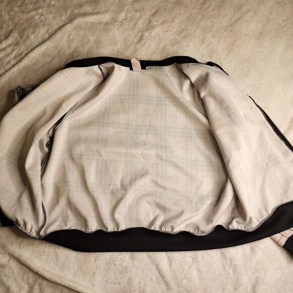 R&B 80s/90s Style Cropped Zip Up Plaid Jacket Cropped  Vintage... - Picture 6 of 6